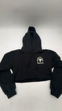 Diamond Lane Cycles The Pit ladies crop top hoodie