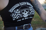 Diamond Lane Cycles Stay in Your Lane Ladies Tank