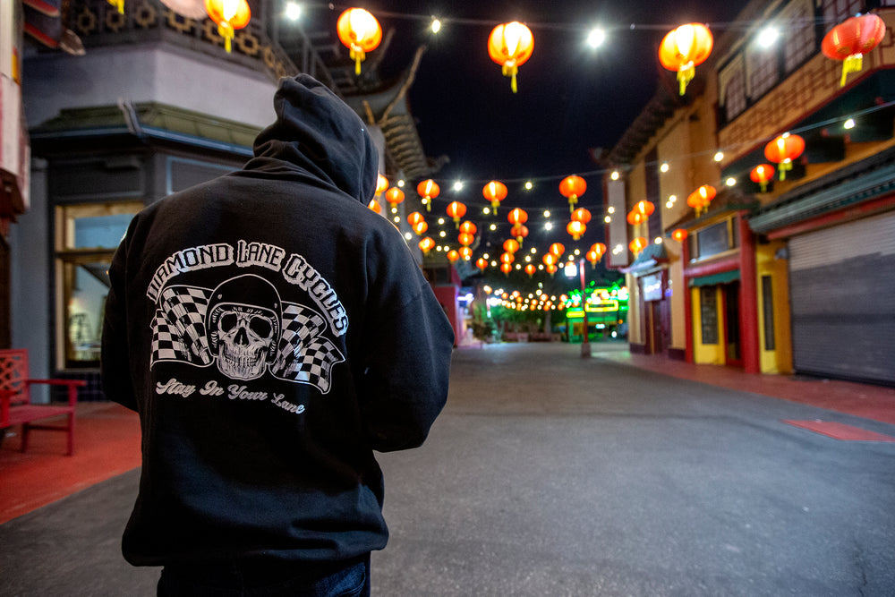 Diamond Lane Cycles Stay In Your Lane  Hoodie