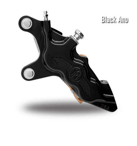 Performance Machine 6 PISTON DIFFERENTIAL BORE FRONT CALIPER