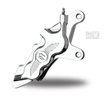 Performance Machine 6 PISTON DIFFERENTIAL BORE FRONT CALIPER