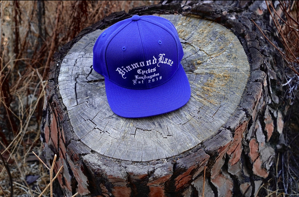 Diamond Lane Cycles Old English Snap back