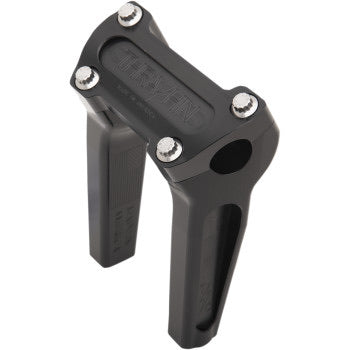 THRASHIN SUPPLY CO Black 6" Straight Handlebar Riser